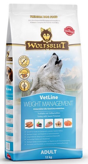 Wolfsblut Wolfsblut Dog VetLine Weight Management - indyk i bataty 12kg