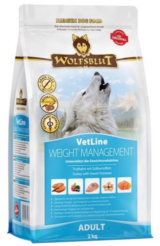 Wolfsblut Wolfsblut Dog VetLine Weight Management - indyk i bataty 2kg