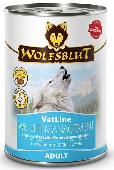 Wolfsblut Wolfsblut Dog VetLine Weight Management - indyk i bataty puszka 395g