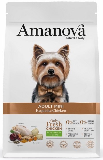 Amanova Amanova Dog Adult Mini Exquisite Chicken - kurczak 7kg