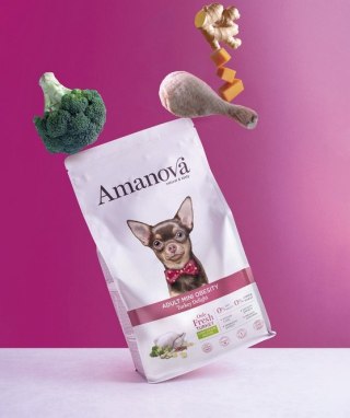 Amanova Amanova Dog Adult Mini Obesity Turkey Delight - indyk 2kg