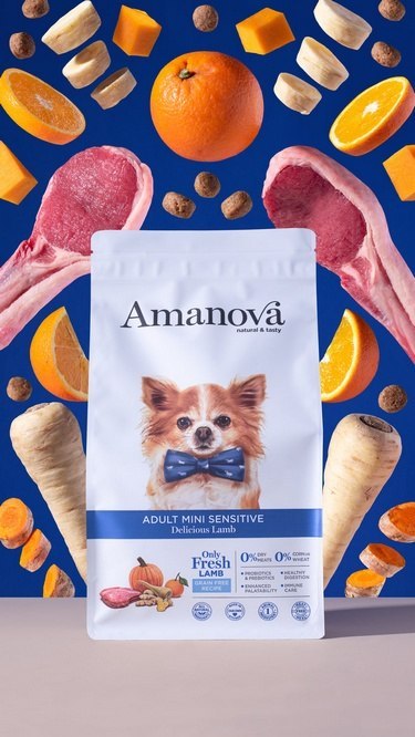 Amanova Amanova Dog Adult Mini Sensitive Delicious Lamb - jagnięcina 2kg