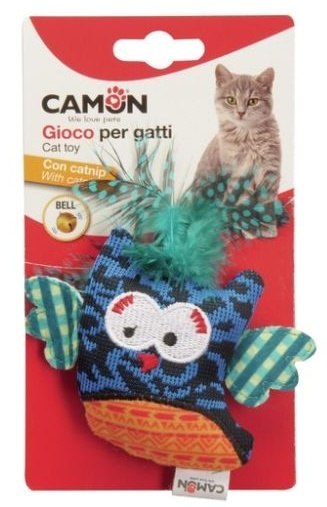 Camon Camon Cat Toy Ptaszek z dzwonkiem i kocimiętką 10cm