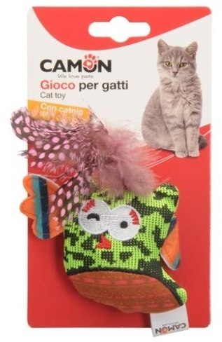 Camon Camon Cat Toy Ptaszek z dzwonkiem i kocimiętką 10cm