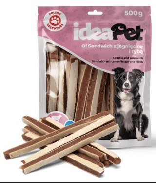 IdeaPet IdeaPet Sandwich z jagnięciną i rybą 500g