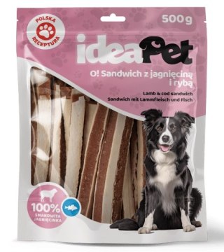 IdeaPet IdeaPet Sandwich z jagnięciną i rybą 500g