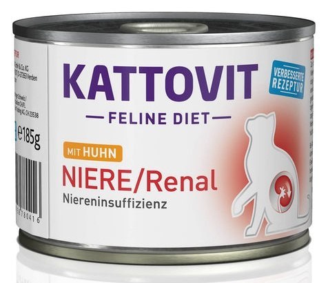 Kattovit Kattovit Feline Diet Niere/Renal kurczak puszka 185g
