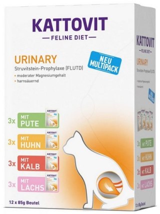 Kattovit Kattovit Feline Diet Urinary Multipack saszetki 12x85g