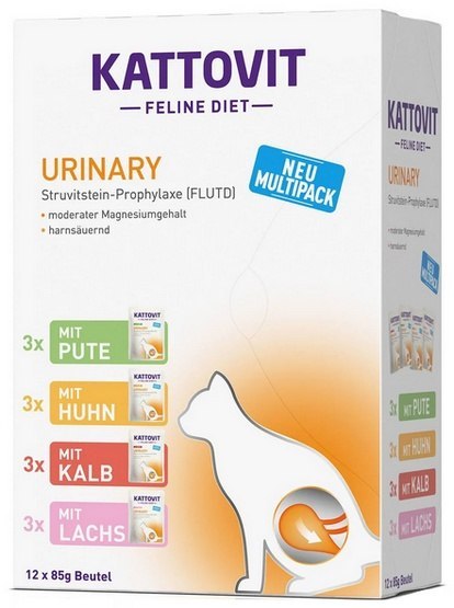 Kattovit Kattovit Feline Diet Urinary Multipack saszetki 12x85g