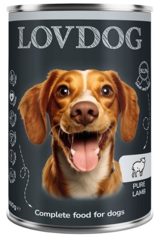 Lovdog Lovdog Pure Lamb puszka 400g