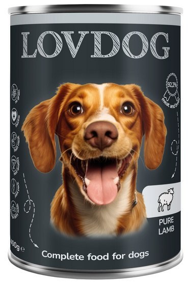Lovdog Lovdog Pure Lamb puszka 400g