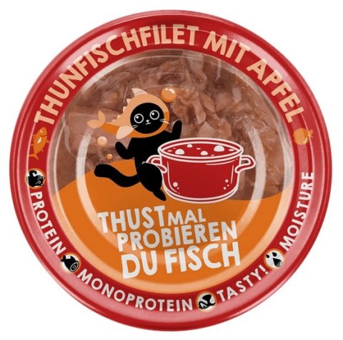 Lucky Lou Lucky Lou Extrafood Tuńczyk i jabłko w bulionie puszka 70g