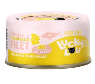 Lucky Lou Lucky Lou Extrafood Tuńczyk i kurczak w galaretce puszka 70g
