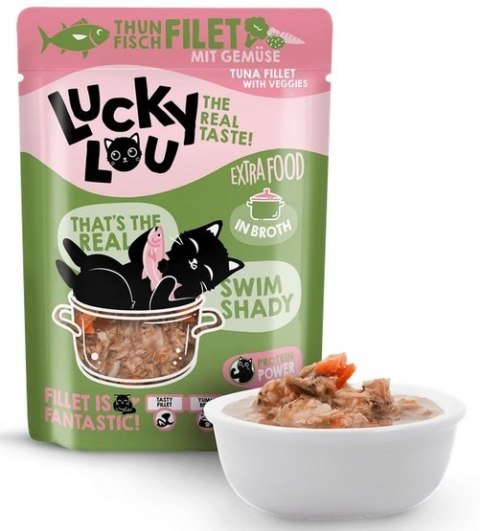 Lucky Lou Lucky Lou Extrafood Tuńczyk i warzywa w bulionie saszetka 70g