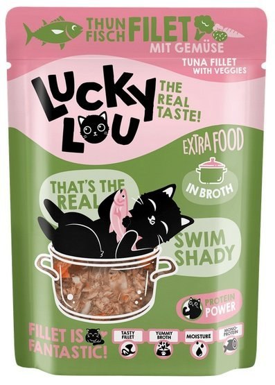 Lucky Lou Lucky Lou Extrafood Tuńczyk i warzywa w bulionie saszetka 70g