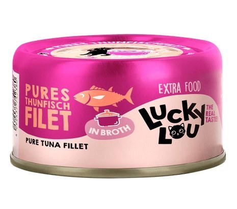 Lucky Lou Lucky Lou Extrafood Tuńczyk w bulionie puszka 70g