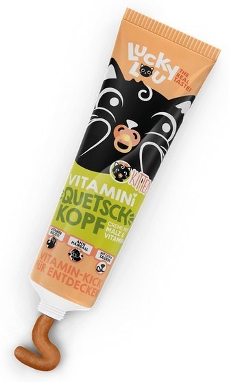 Lucky Lou Lucky Lou Quetschkopfe Kitten Witaminy pasta odkłaczająca 100g