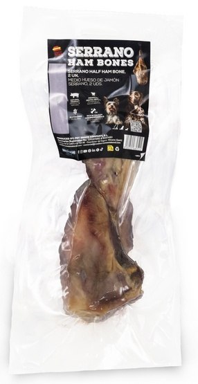 Mediterranean Natural Mediterranean Natural Serrano Ham Bones Połowa kości szynkowej z golonki 2szt 370g