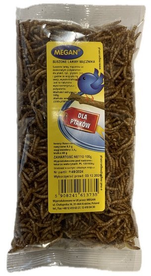 Megan Megan Suszone larwy mącznika 100g