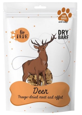 Paka Zwierzaka Paka Zwierzaka Lio PEPE Przysmak liofilizowany Deer (mięso jelenia) 60g