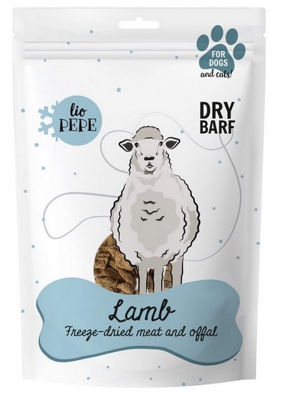 Paka Zwierzaka Paka Zwierzaka Lio PEPE Przysmak liofilizowany Lamb (płuco jagnięce) 30g