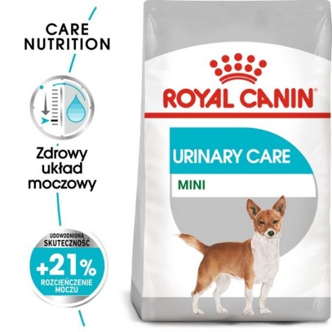 Royal Canin Size Royal Canin Mini Urinary Care karma sucha dla psów dorosłych, ras małych, ochrona dolnych dróg moczowych 3kg