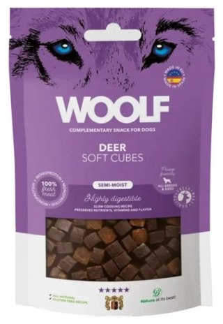 Woolf Woolf Soft Cubes Monoprotein Deer 100g