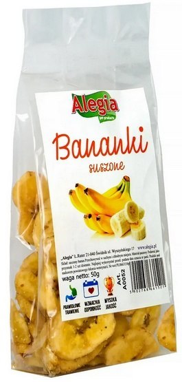 Alegia Alegia Banany suszone 50g