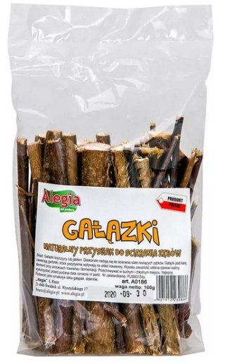 Alegia Alegia Gałązki dla gryzoni i królików 100g