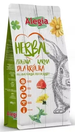 Alegia Alegia Herbal Królik 600g