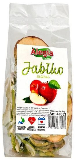 Alegia Alegia Jabłko suszone 60g