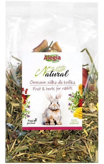 Alegia Alegia Natural Owocowe ziółka dla królika 130g