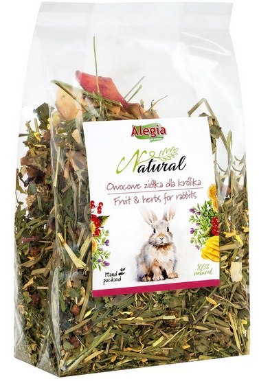 Alegia Alegia Natural Owocowe ziółka dla królika 130g