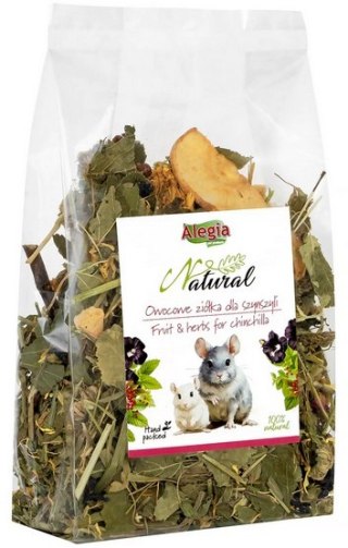 Alegia Alegia Natural Owocowe ziółka dla szynszyli 130g
