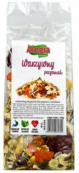 Alegia Alegia Natural Przysmak warzywny 130g