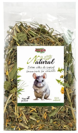 Alegia Alegia Natural Zielone ziółka dla szynszyli 120g