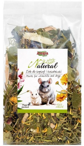 Alegia Alegia Natural Zioła dla szynszyli i koszatniczki 100g