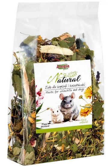Alegia Alegia Natural Zioła dla szynszyli i koszatniczki 100g