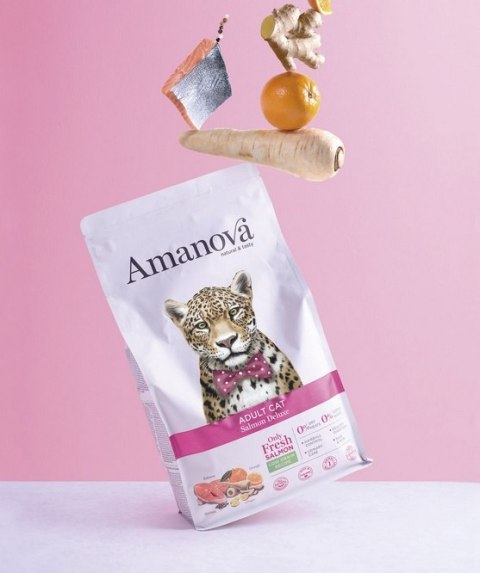 Amanova Amanova Cat Adult Salmon Deluxe - łosoś 1,5kg