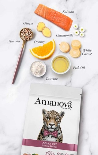 Amanova Amanova Cat Adult Salmon Deluxe - łosoś 6kg