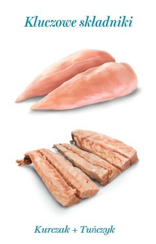 Amanova Amanova Cat Chicken & Tuna - kurczak i tuńczyk w bulionie puszka 70g [05]