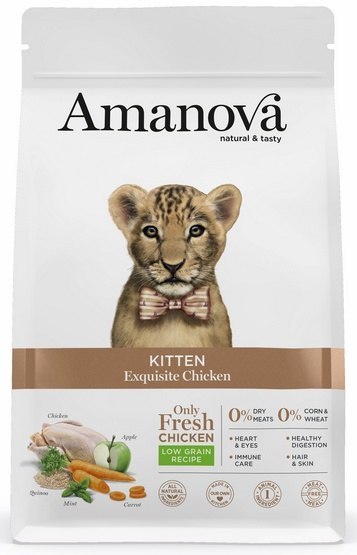 Amanova Amanova Cat Kitten Exquisite Chicken - kurczak 1,5kg