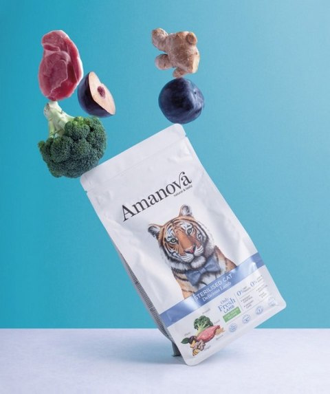 Amanova Amanova Cat Sterilised Delicious Lamb - jagnięcina 300g