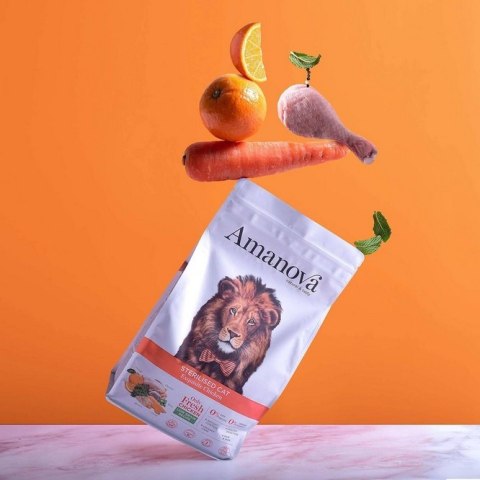 Amanova Amanova Cat Sterilised Exquisite Chicken - kurczak 300g