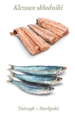 Amanova Amanova Cat Tuna & Sardines - tuńczyk i sardynki w galaretce puszka 70g [14]