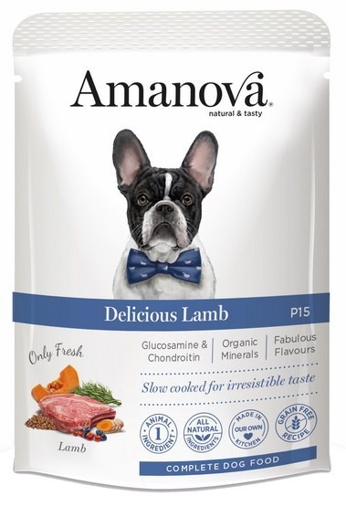 Amanova Amanova Dog Adult Delicious Lamb - jagnięcina saszetka 300g [P15]