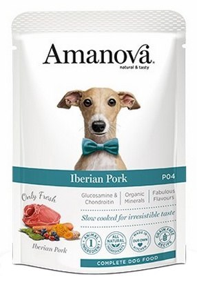 Amanova Amanova Dog Adult Iberian Pork - wieprzowina saszetka 300g [P04]