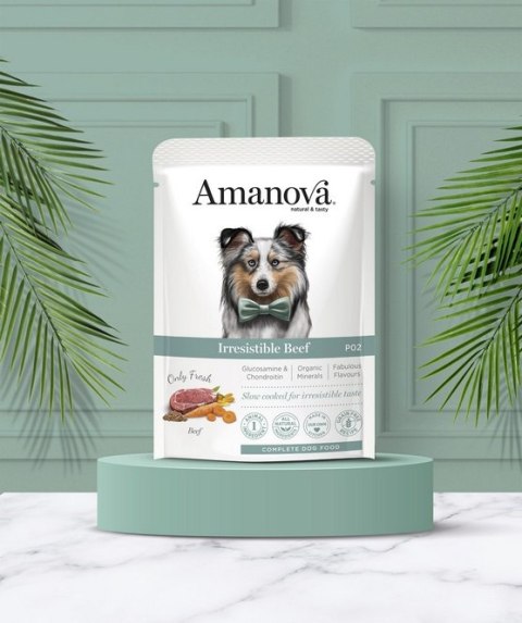 Amanova Amanova Dog Adult Irresistible Beef - wołowina saszetka 100g [P02]