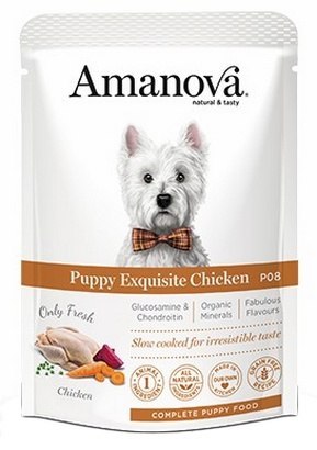 Amanova Amanova Dog Puppy Exquisite Chicken - kurczak saszetka 100g [P08]