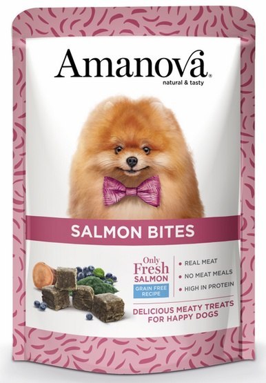 Amanova Amanova Dog Salmon Bites - łosoś 100g